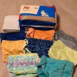Multicolor Diaper Cover Set